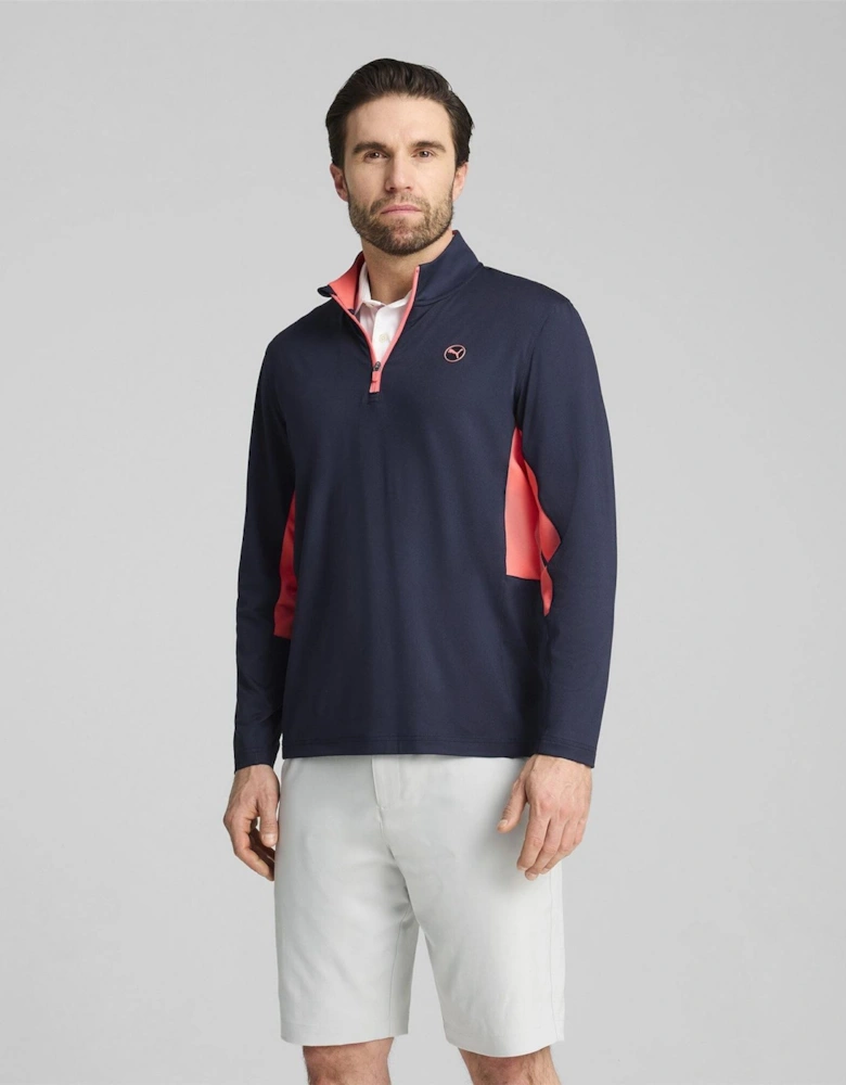 Pure Quarter Zip Pullover Jumper