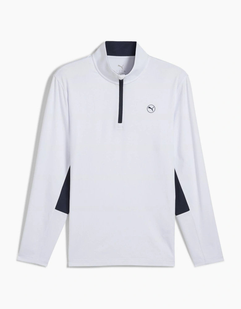 Pure Quarter Zip Pullover Jumper