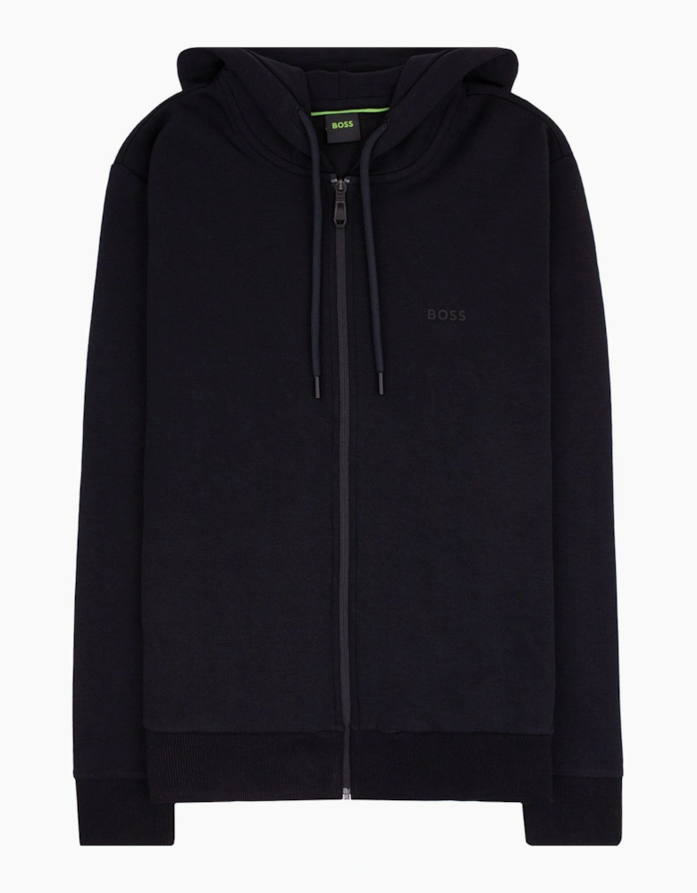 Hugo Boss Saggy Zip Up Track Hoody Black 001