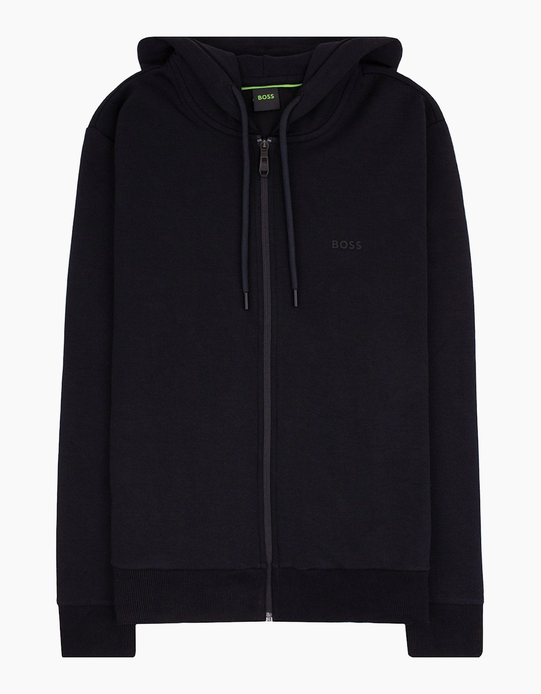 Hugo Boss Saggy Zip Up Track Hoody Black 001