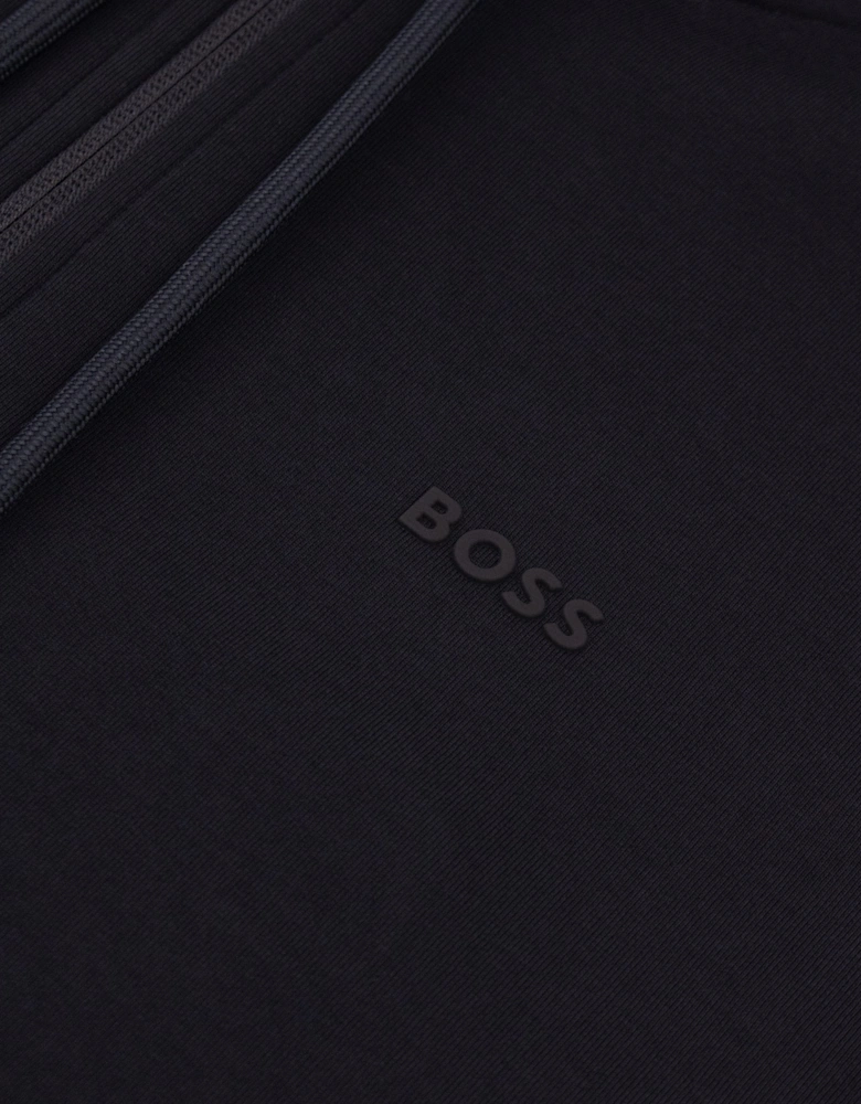 Hugo Boss Saggy Zip Up Track Hoody Black 001