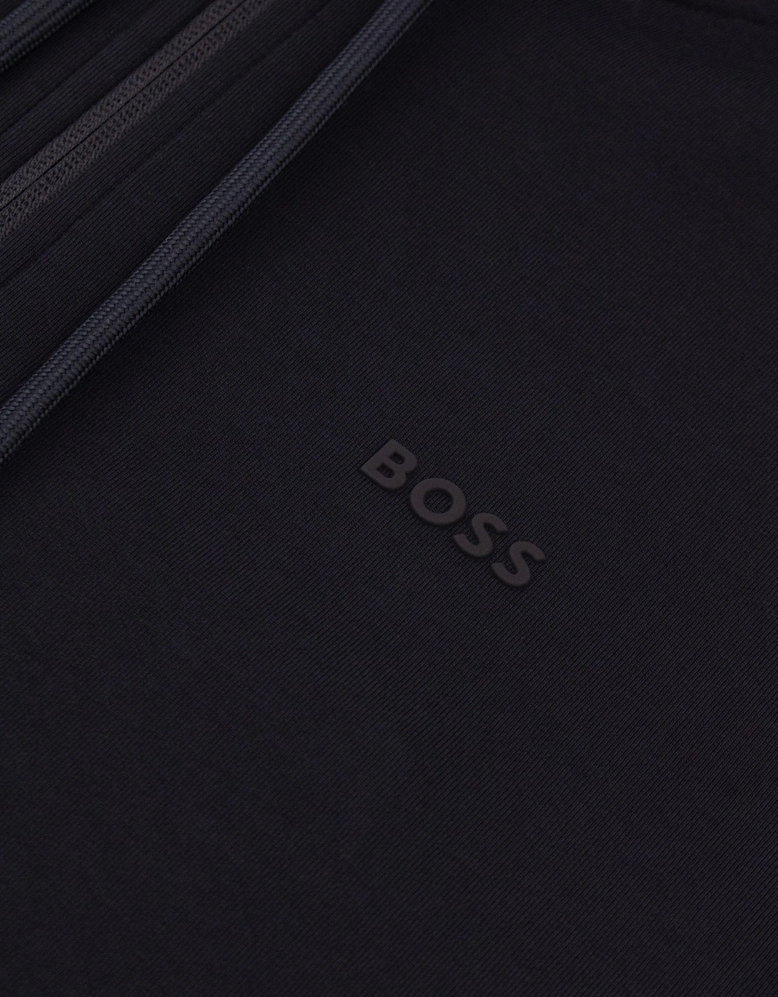 Hugo Boss Saggy Zip Up Track Hoody Black 001