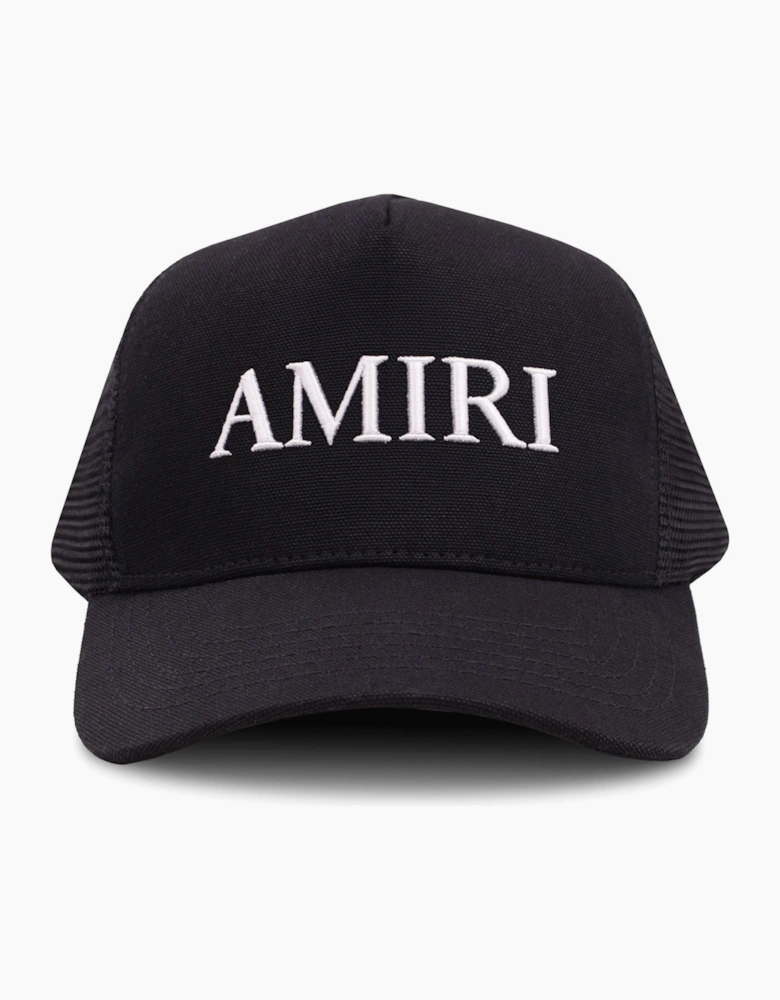 Amiri Core Logo Trucker Hat Black 001