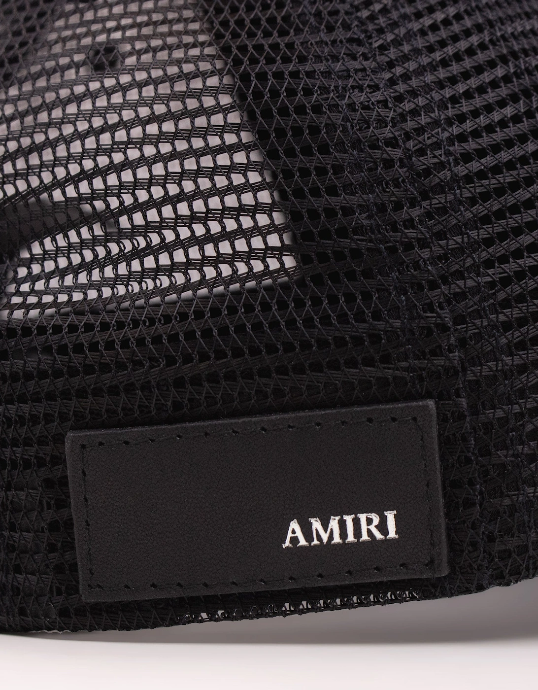 Amiri MA Logo Trucker Hat Black/Blue