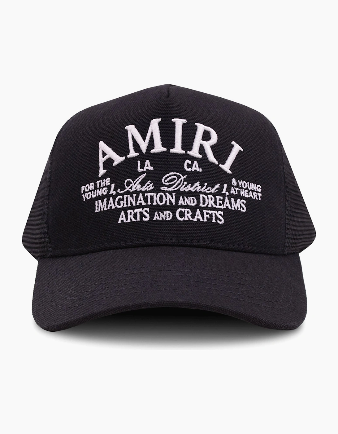 Amiri Arts District Trucker Hat BLACK 001