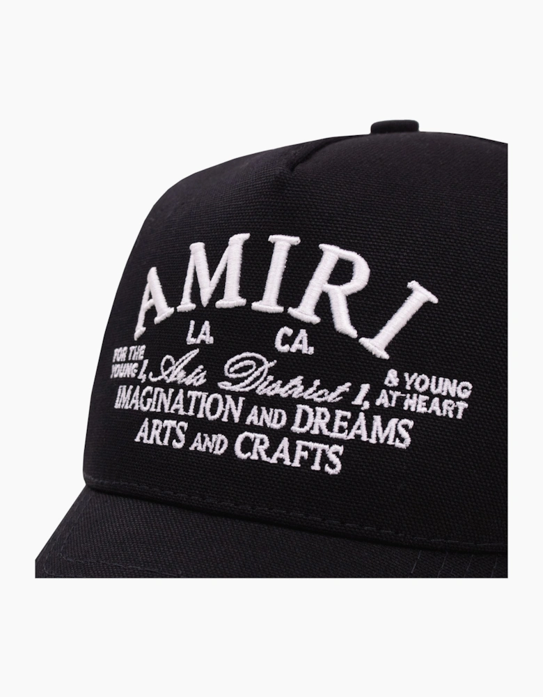 Amiri Arts District Trucker Hat BLACK 001