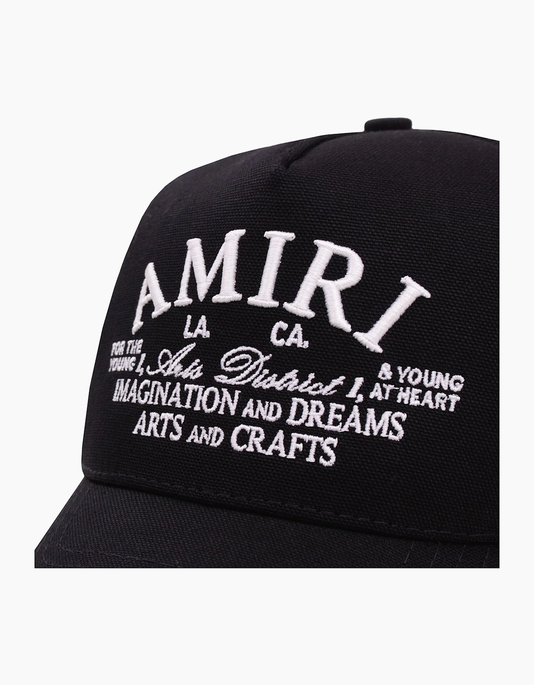Amiri Arts District Trucker Hat BLACK 001