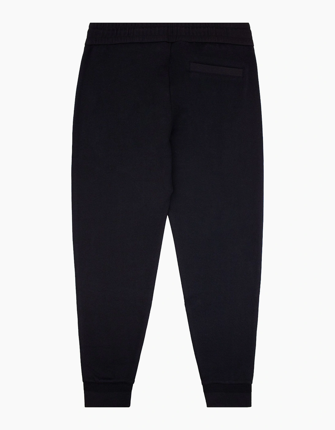 Hugo Boss H-Lemont 101 Stretch Cotton Cuffed Hems Tracksuit Bottom Black 001