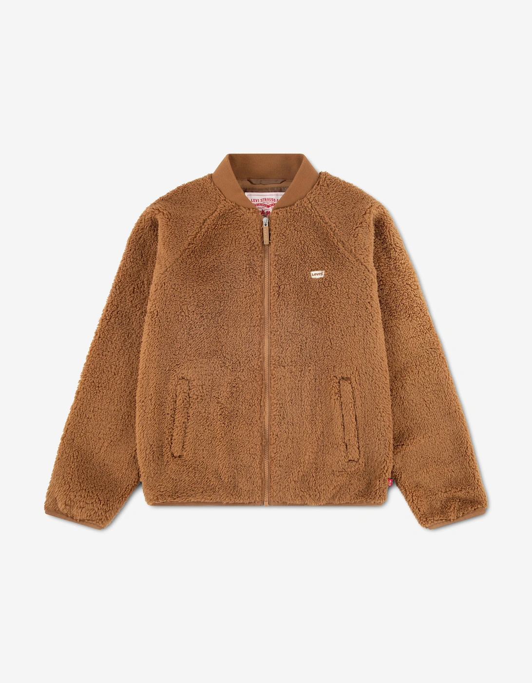 Levi's Boys Light Weight Sherpa Jacket in Brown
