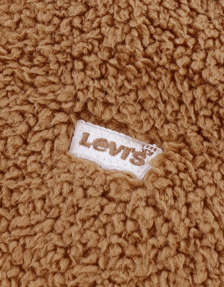 Levi's Boys Light Weight Sherpa Jacket in Brown