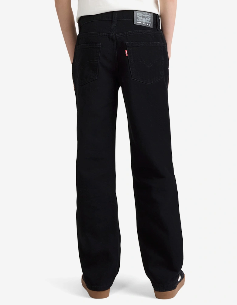 Levi's Boys 505 Regular Fit Jeans in Black