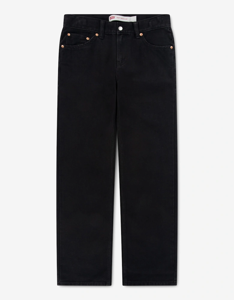 Levi's Boys 505 Regular Fit Jeans in Black