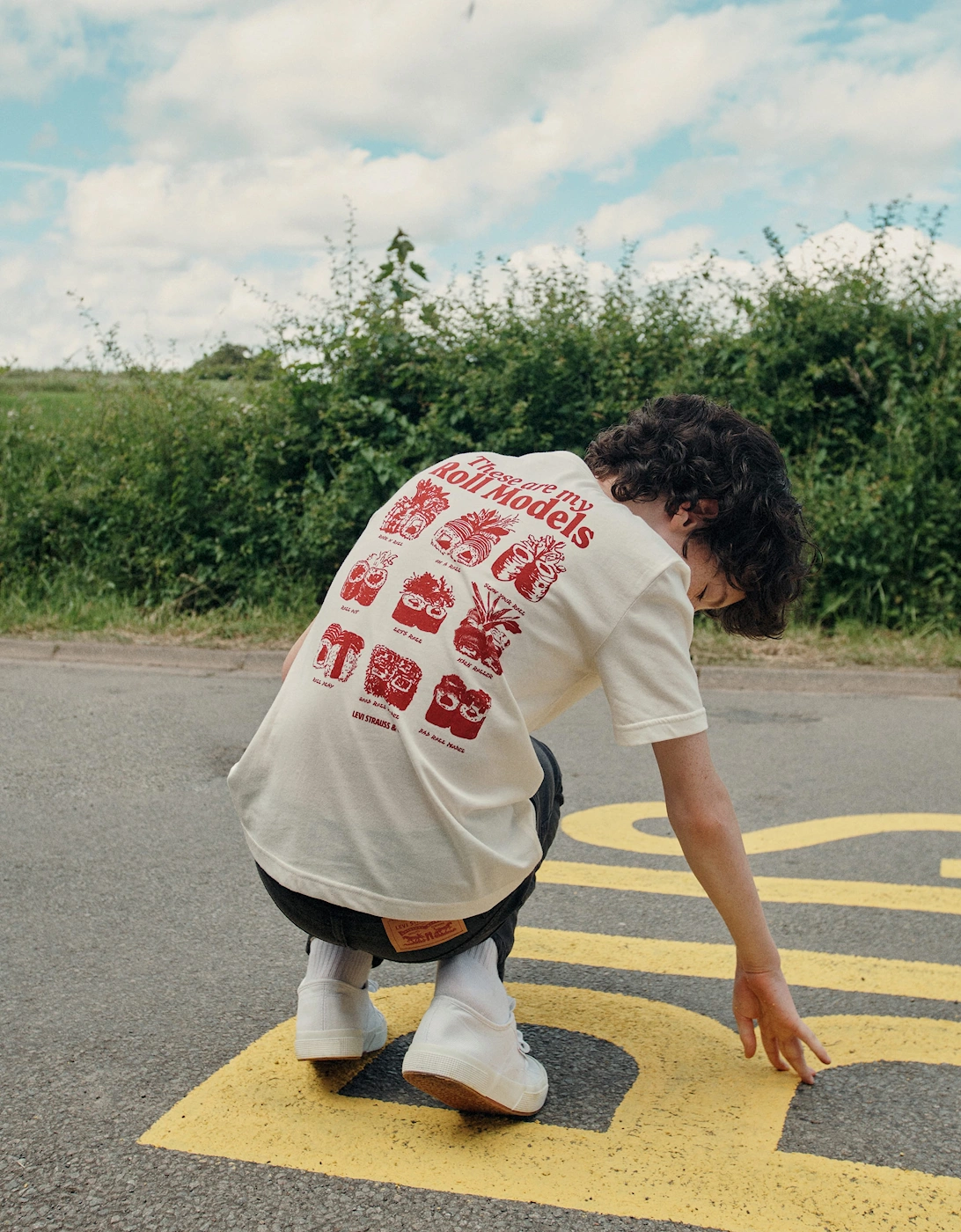 Levi's Boys Roll Models T-Shirt in White