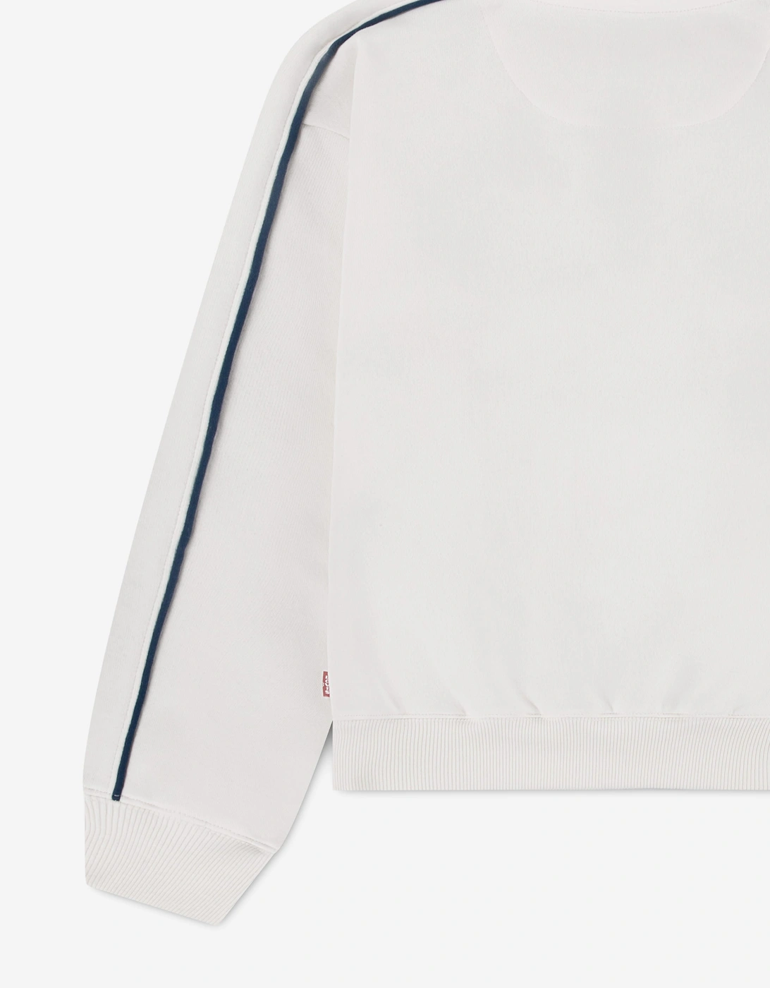 Levi's Girls Meet and Greet Half Zip Sweatshirt in White