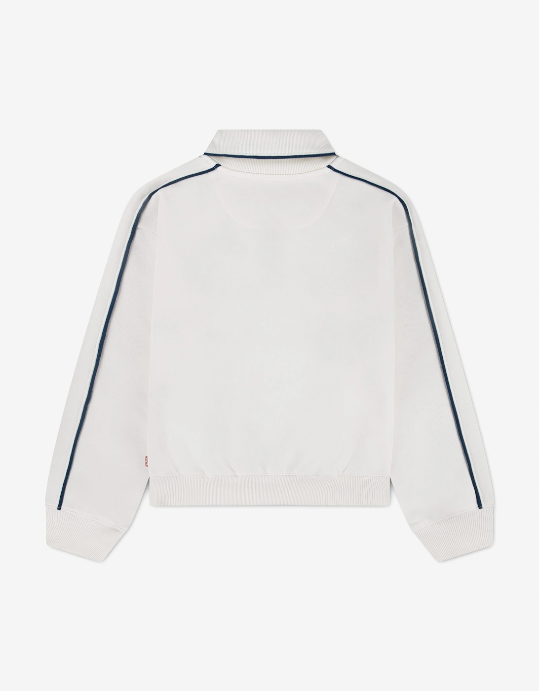 Levi's Girls Meet and Greet Half Zip Sweatshirt in White