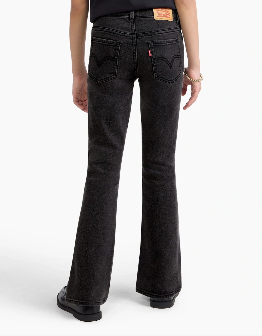 Levi's Girls 726 High Rise Flared Jeans in Blue