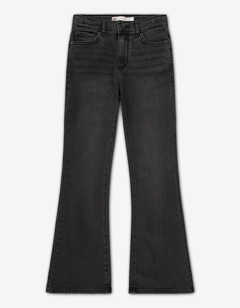 Levi's Girls 726 High Rise Flared Jeans in Blue