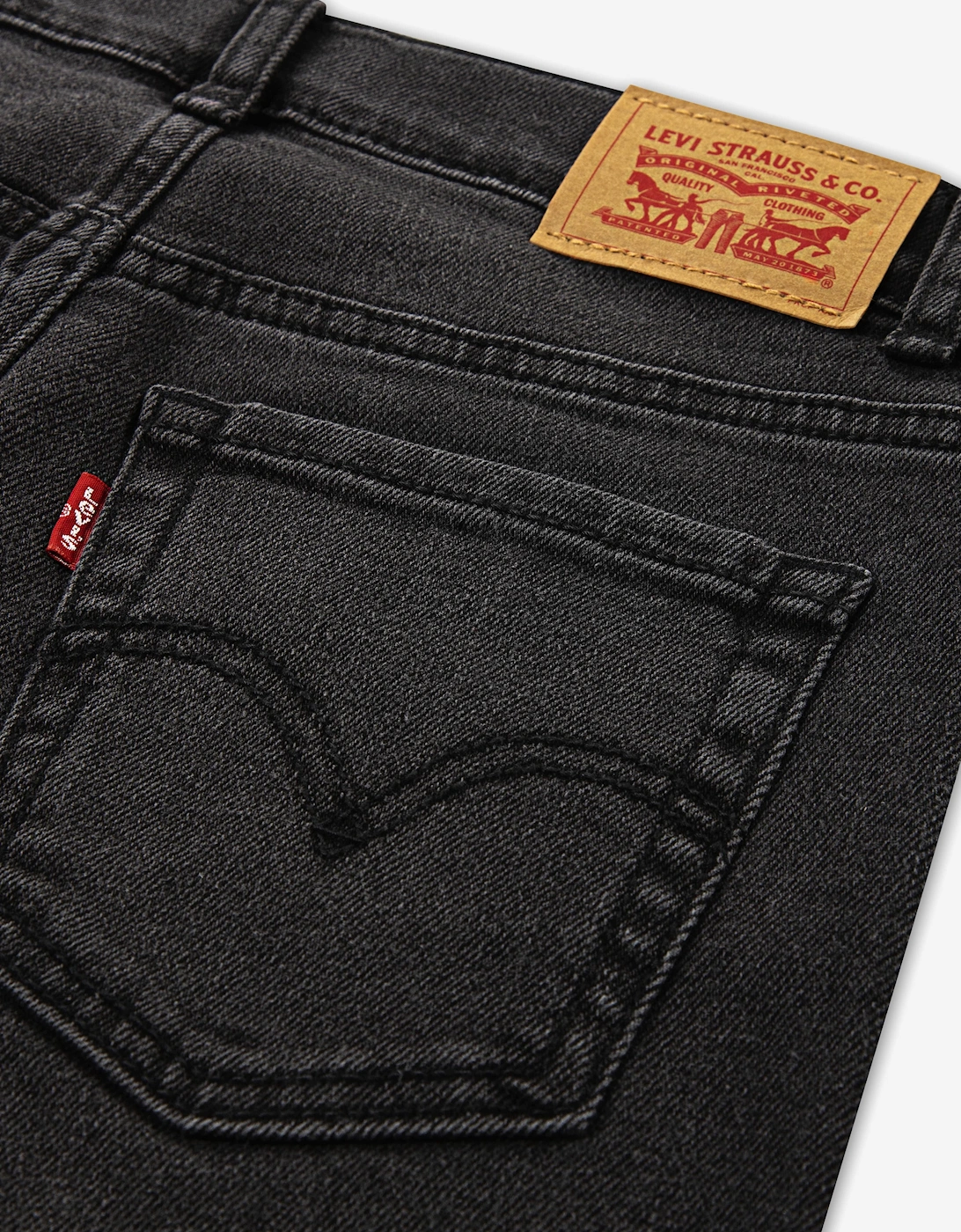 Levi's Girls 726 High Rise Flared Jeans in Blue