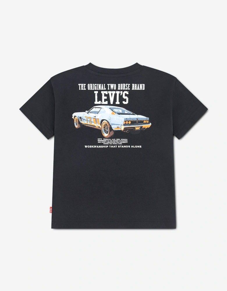 Levi's Boys Rev The Engine T-Shirt in Black