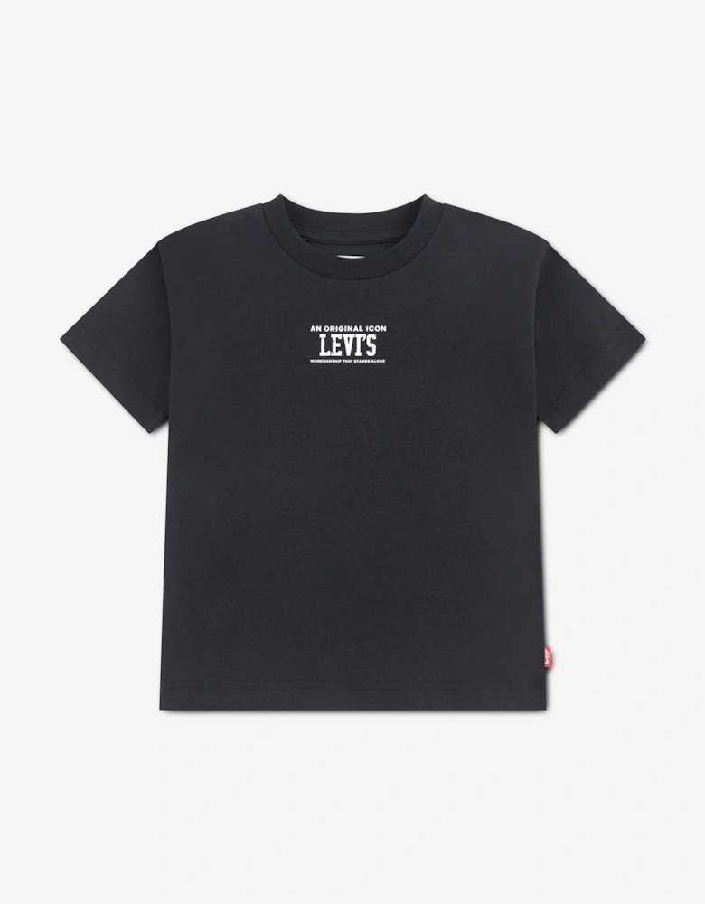 Levi's Boys Rev The Engine T-Shirt in Black