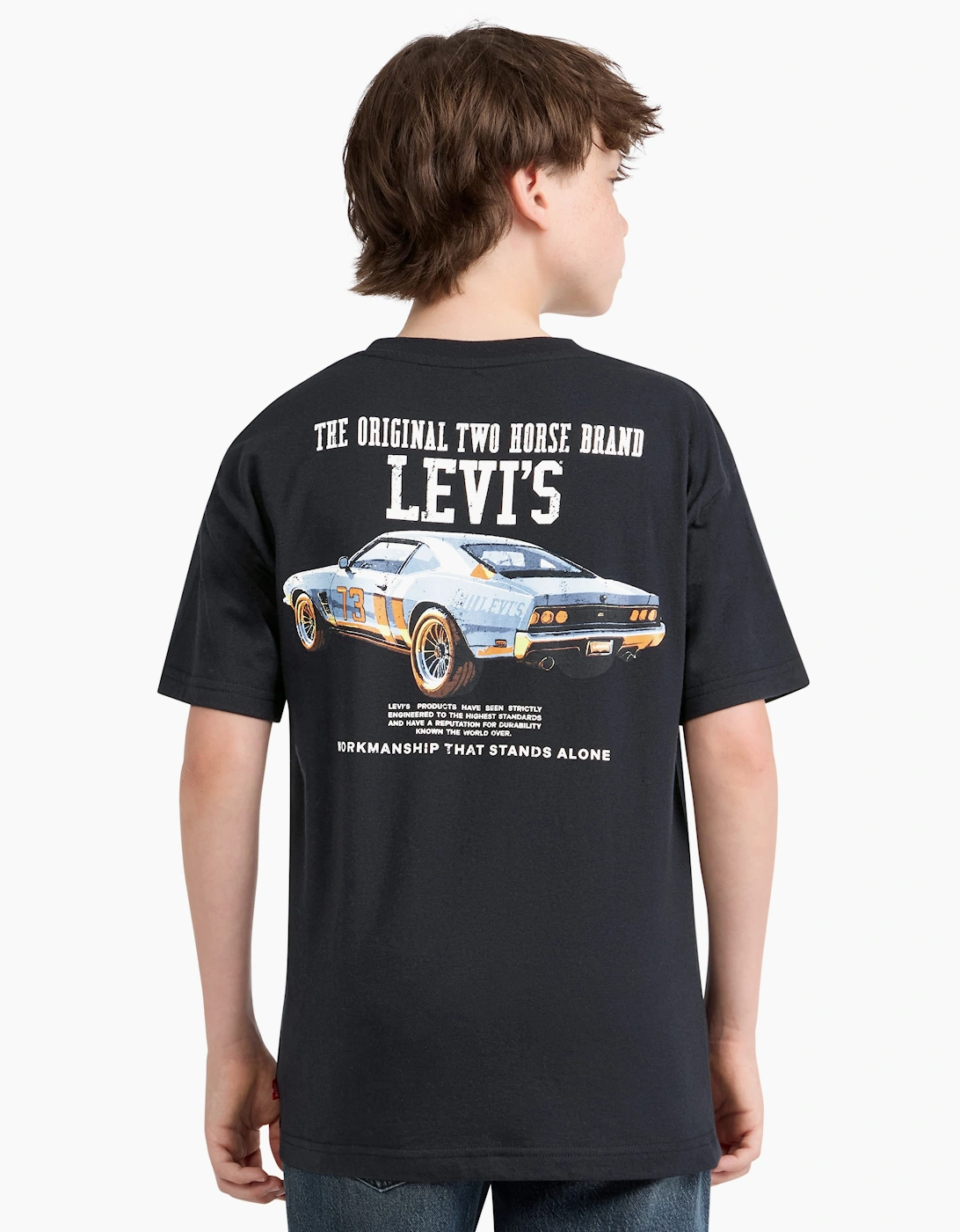 Levi's Boys Rev The Engine T-Shirt in Black
