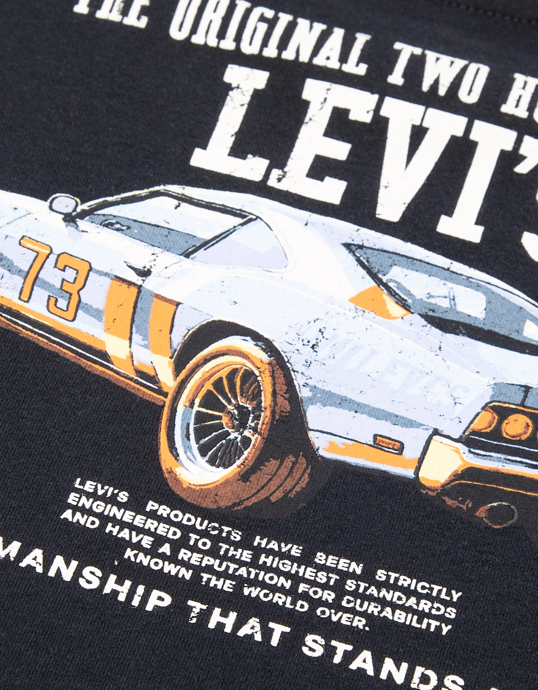 Levi's Boys Rev The Engine T-Shirt in Black