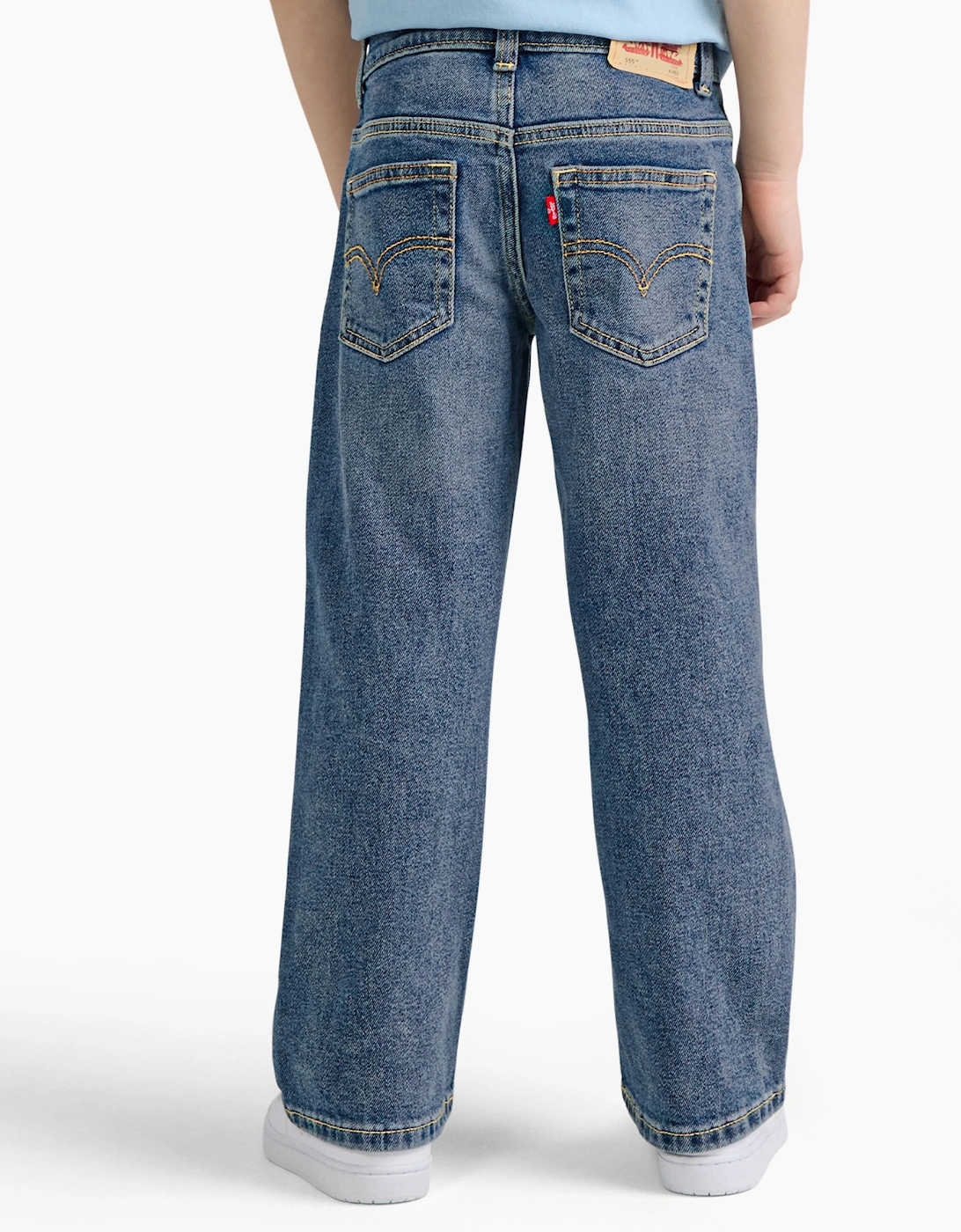 Levi's Boys 555 Relaxed Straight Jeans in Blue