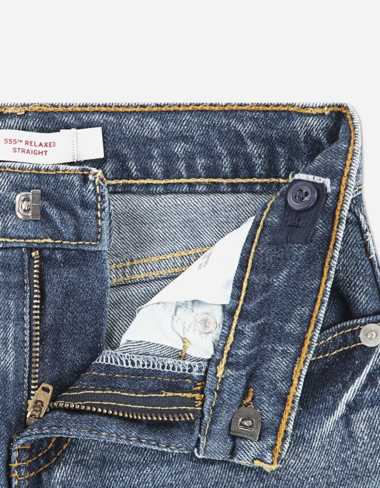 Levi's Boys 555 Relaxed Straight Jeans in Blue