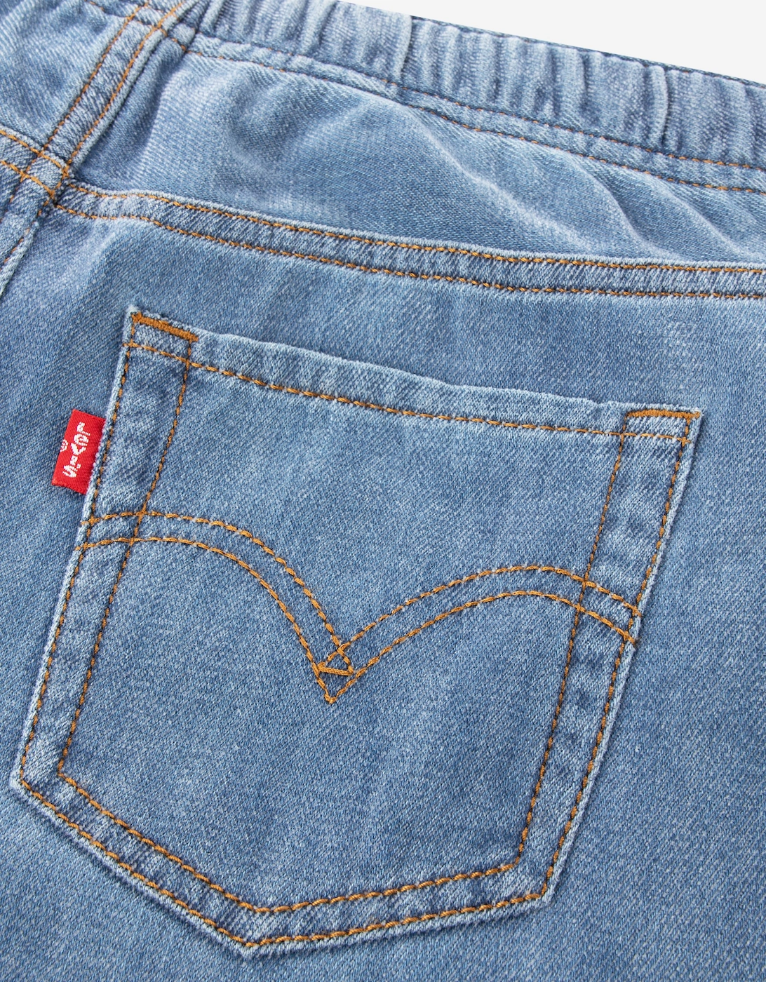 Levi's Girls Luxe Denim High Rise Baggy Jeans in Blue