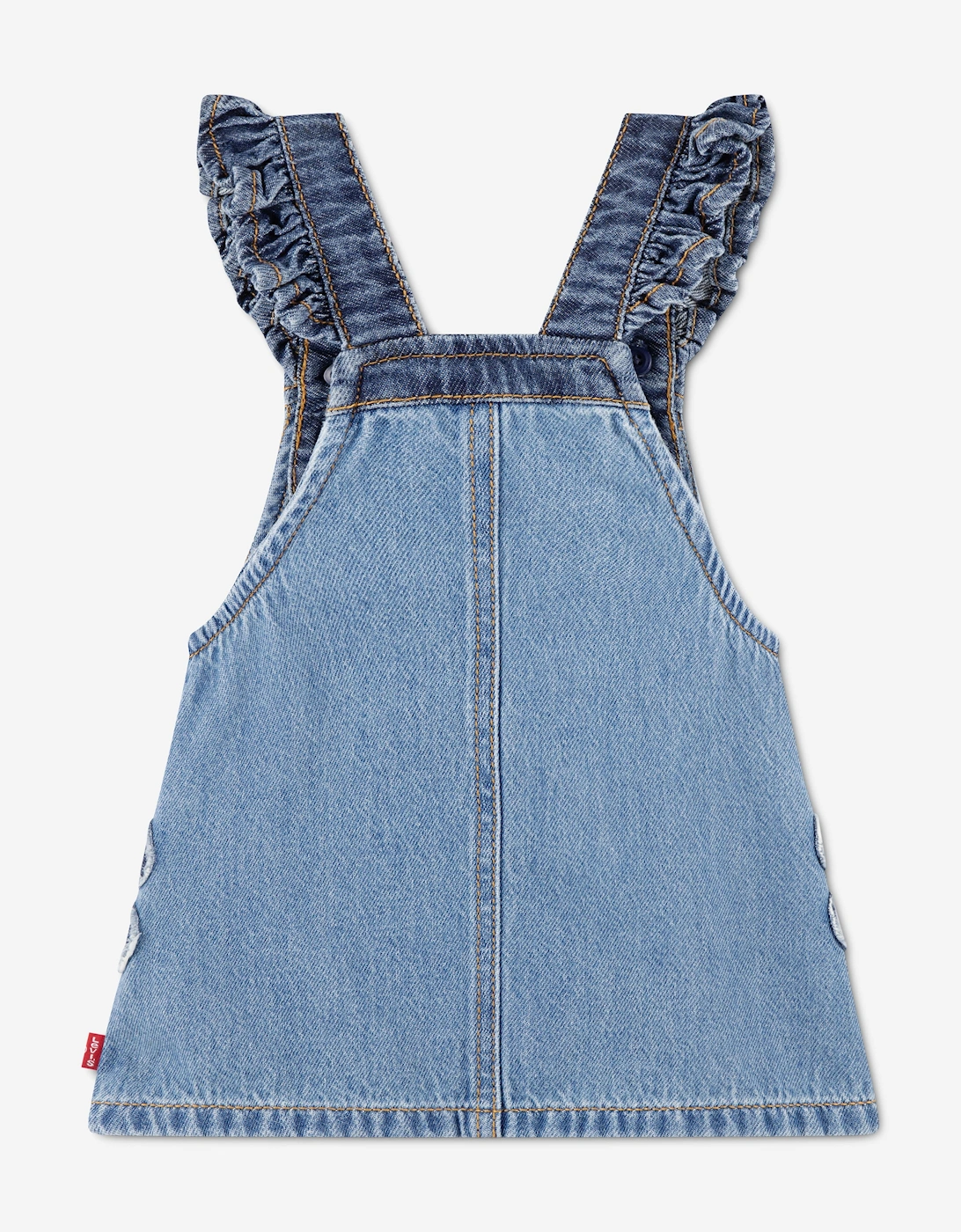 Levi's Baby Girls Skirtall with Flower Pockets in Blue