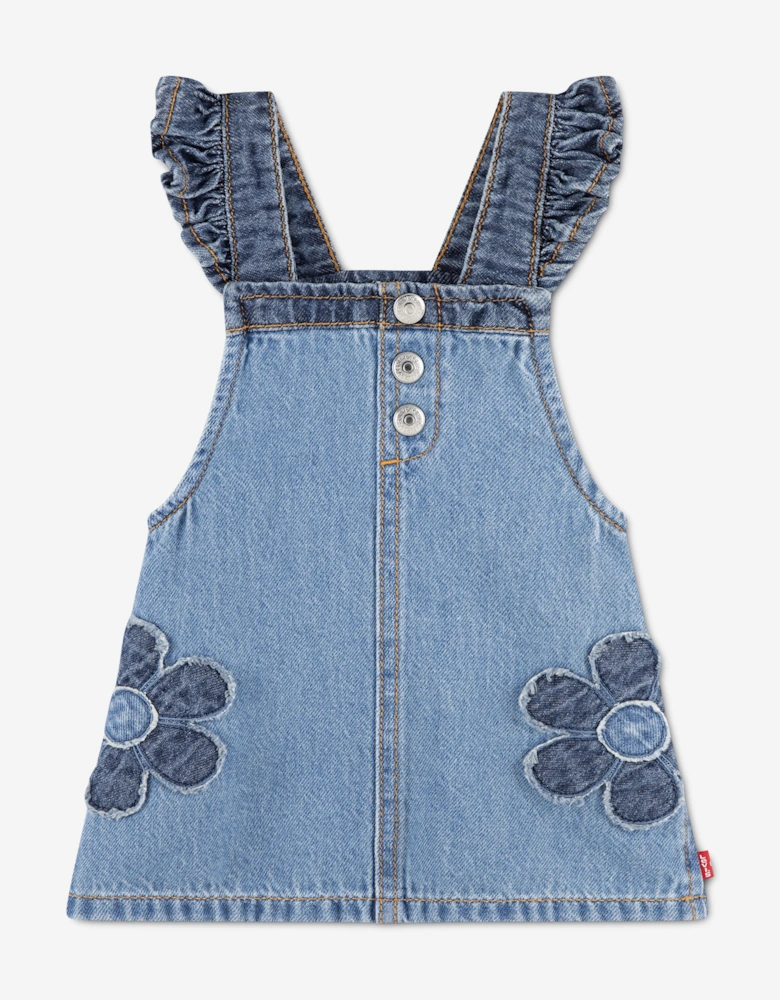 Levi's Baby Girls Skirtall with Flower Pockets in Blue