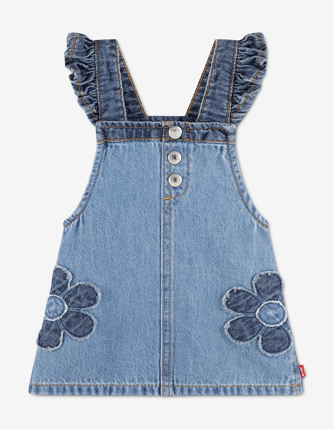 Levi's Baby Girls Skirtall with Flower Pockets in Blue