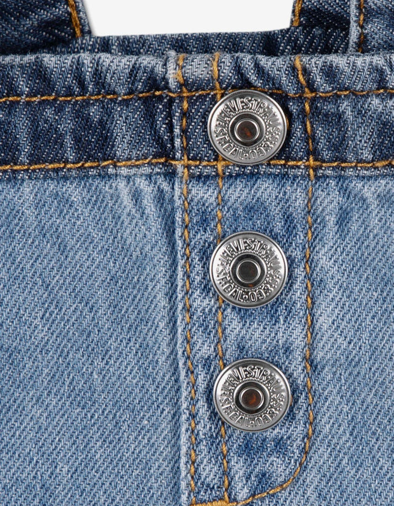 Levi's Baby Girls Skirtall with Flower Pockets in Blue