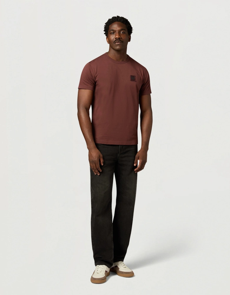 Belstaff Mens Icon Logo T-Shirt - Oxblood