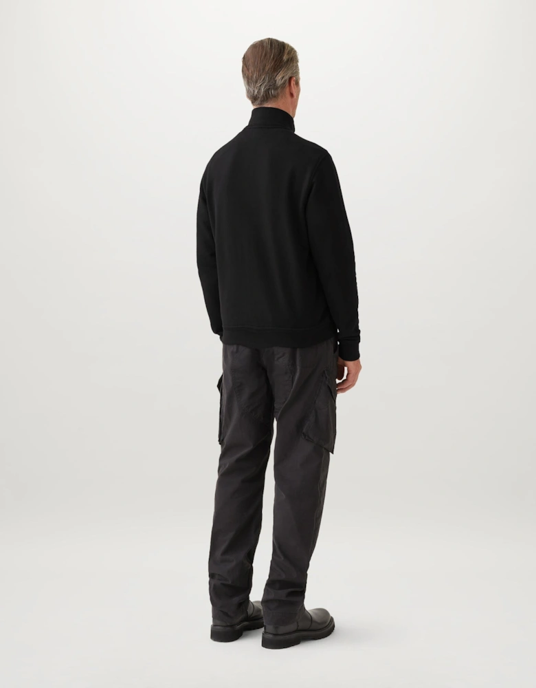 Belstaff Mens Logo Full Zip Sweatshirt - Dark Ink