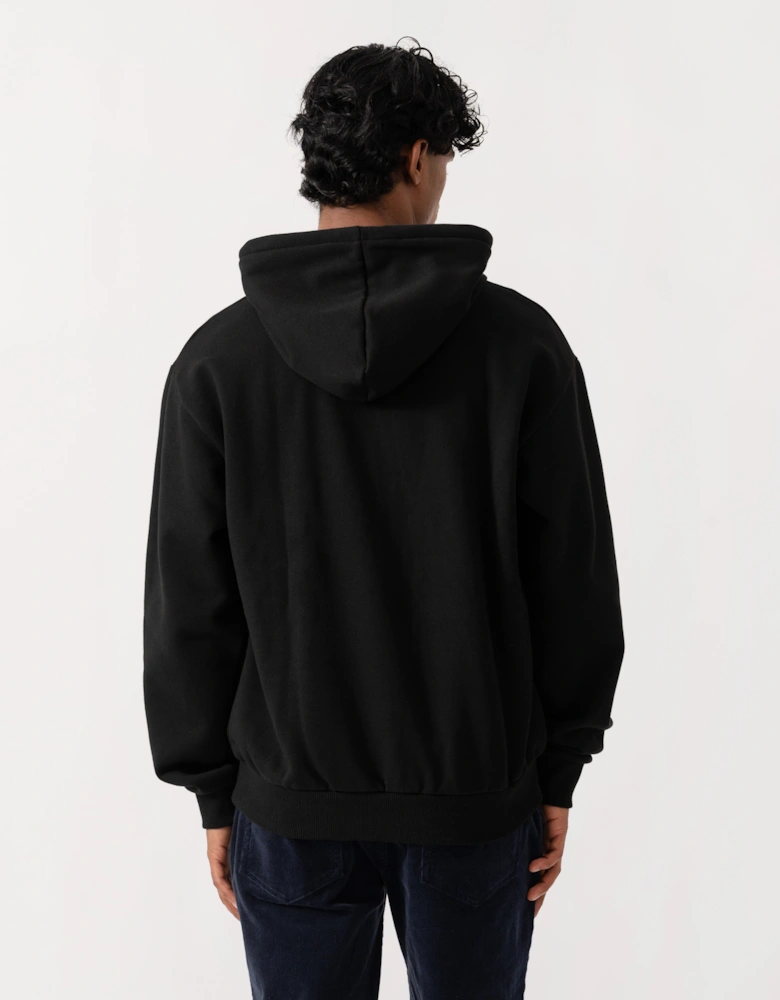 Lacoste Fleece Mens Classic Fit Hoodie - Black 031