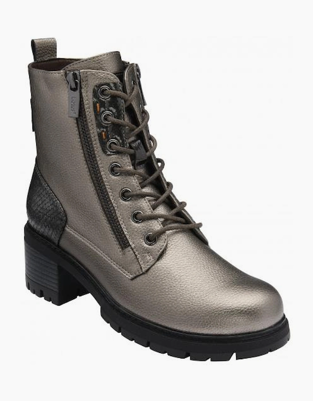 Lotus Women's Jazlyn ankle boot in Gunmetal