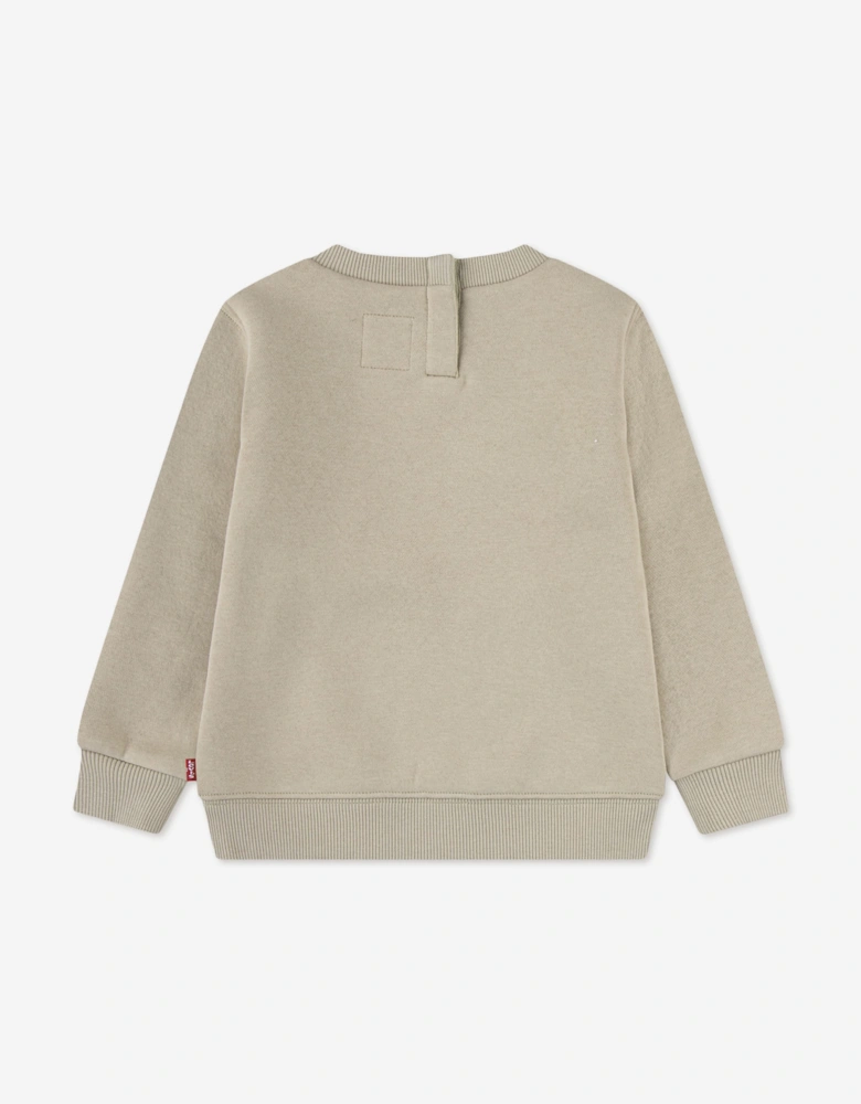 Levi's Boys Logo Tracksuit in Beige