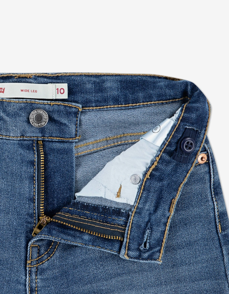 Levi's Girls Wide Leg Jeans in Blue