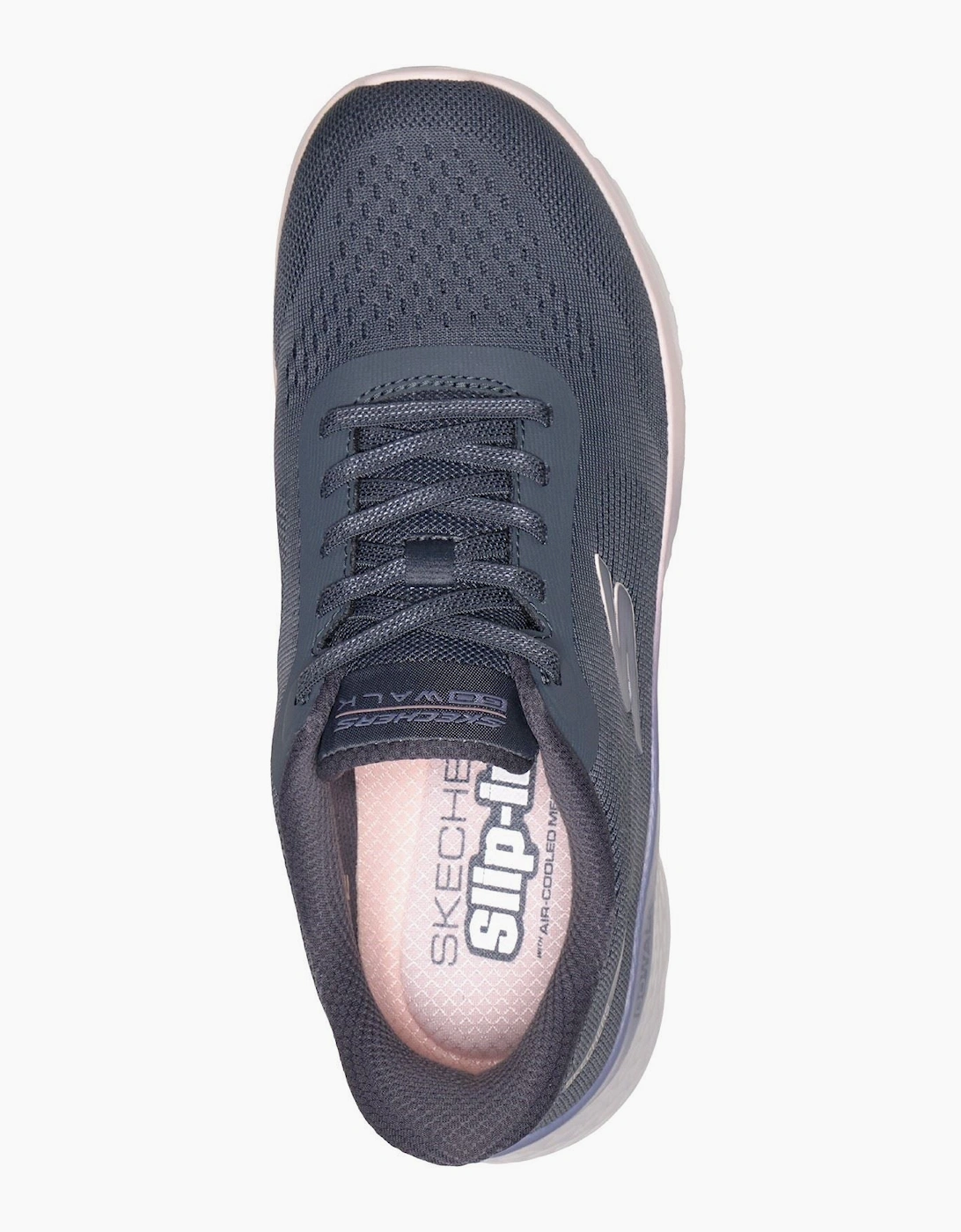 Skechers GO WALK Flex Azriel Textile Women's Charcoal Textile/Trim Trainers