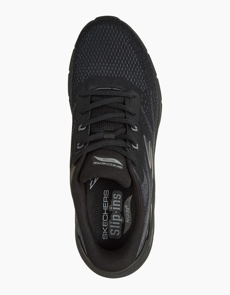 Skechers Arch Fit 3.0 Textile Men's Black Mesh / Tpu/ Black Trim Trainers