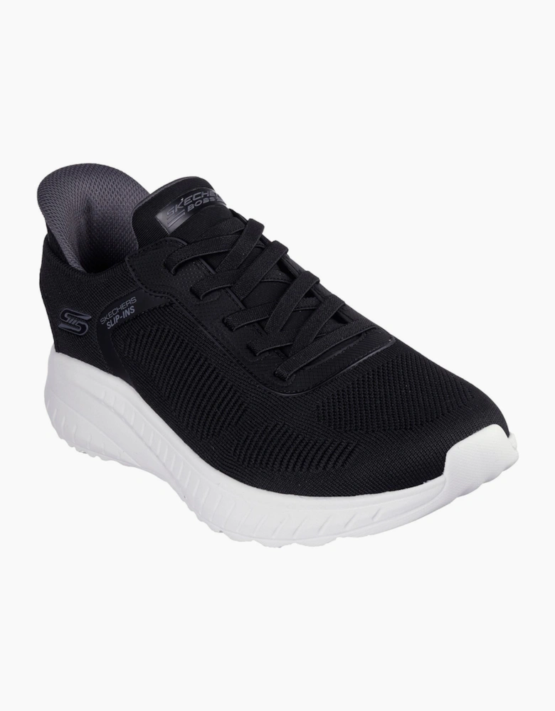 Skechers BOBS Sport Squad Chaos Solid Step Textile Men's BLACK Trainers