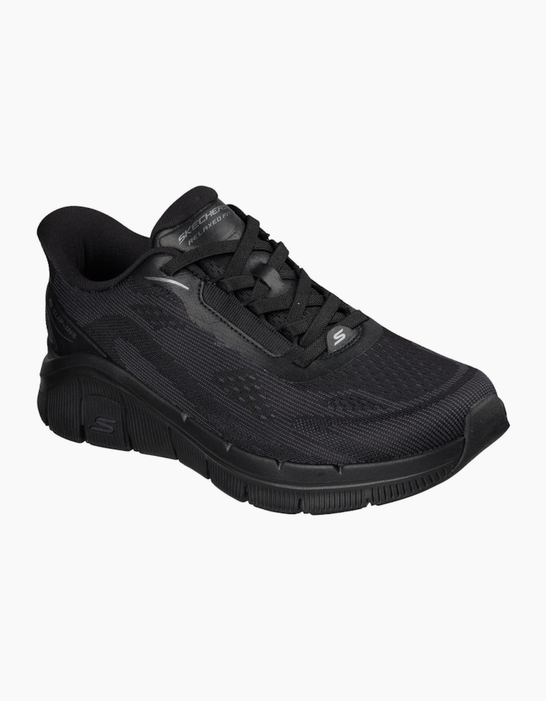 Skechers Relaxed Fit Flex Zayder Textile Men's Black Mesh/Synthetic Trainers