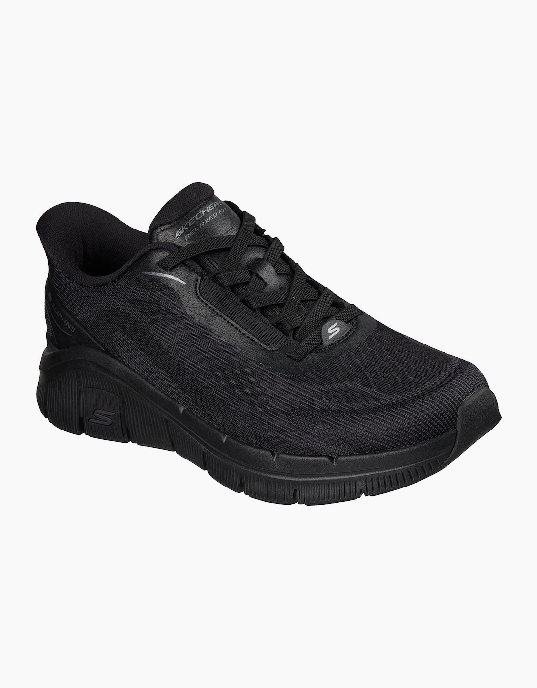 Skechers Relaxed Fit Flex Zayder Textile Men's Black Mesh/Synthetic Trainers