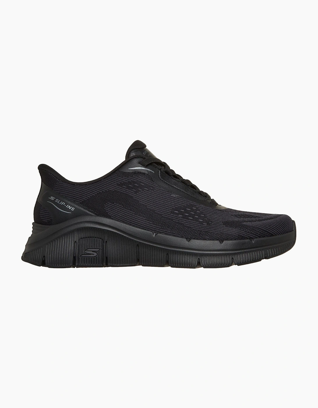 Skechers Relaxed Fit Flex Zayder Textile Men's Black Mesh/Synthetic Trainers