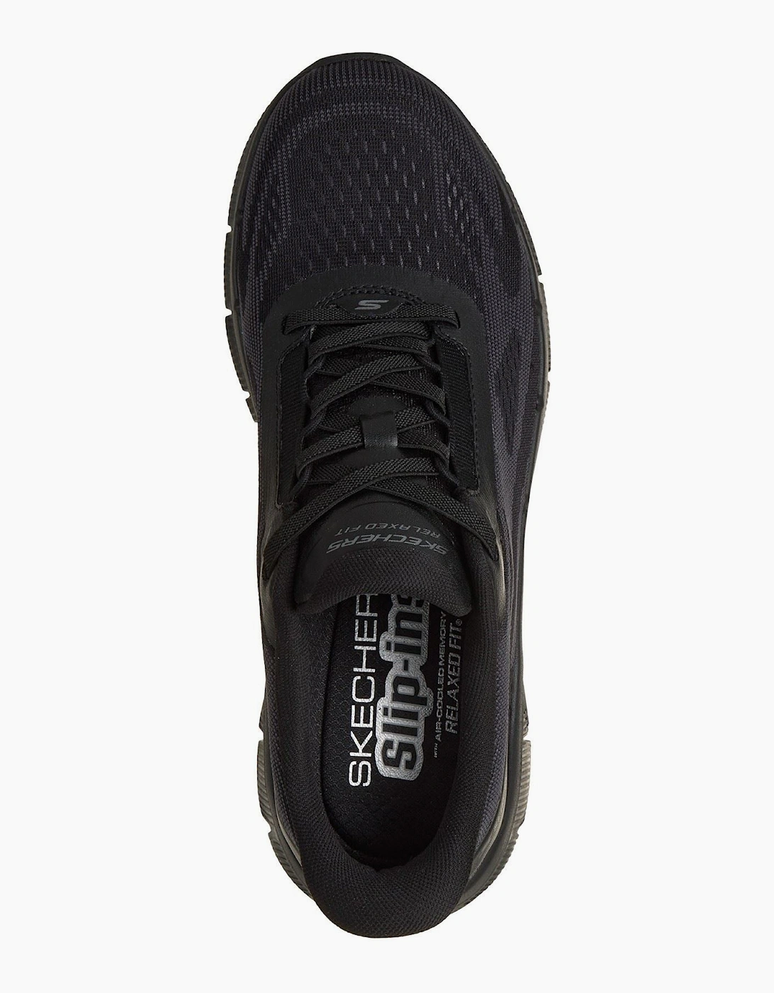 Skechers Relaxed Fit Flex Zayder Textile Men's Black Mesh/Synthetic Trainers