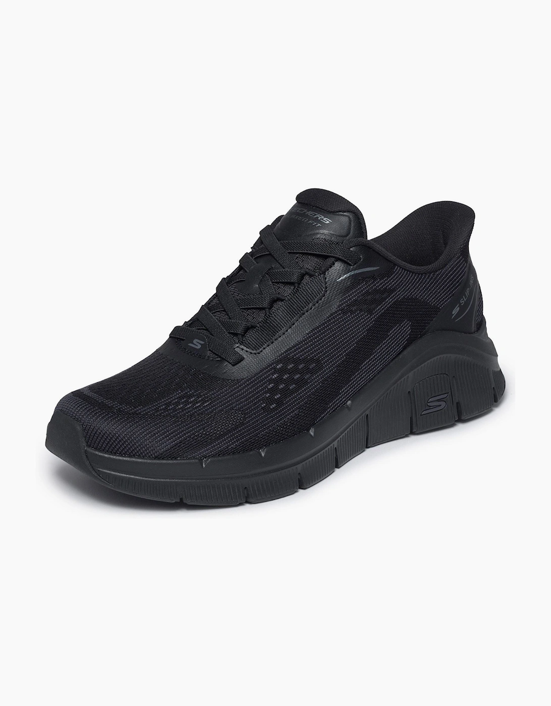 Skechers Relaxed Fit Flex Zayder Textile Men's Black Mesh/Synthetic Trainers