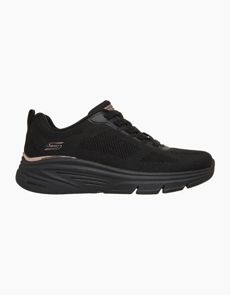 Skechers BOBS Arch Fit Elev8 Textile Women's Black Engineered Knit Trainers