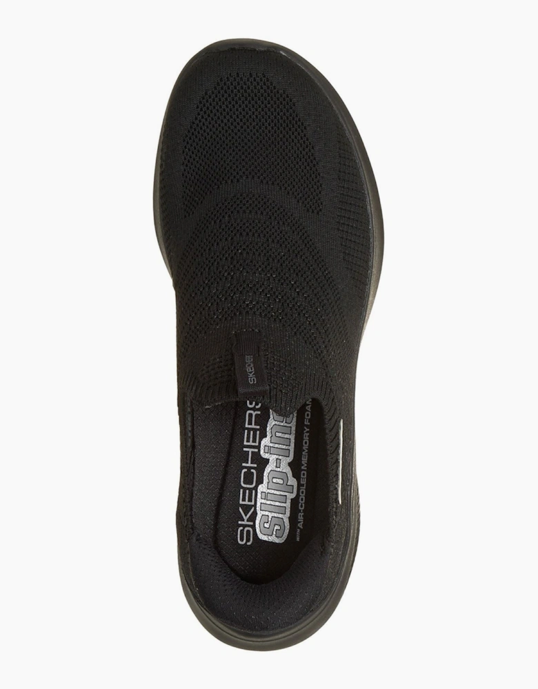 Skechers Ultra Flex 4.0 Pure Dream Textile Women's Black Knit/Trim Trainers