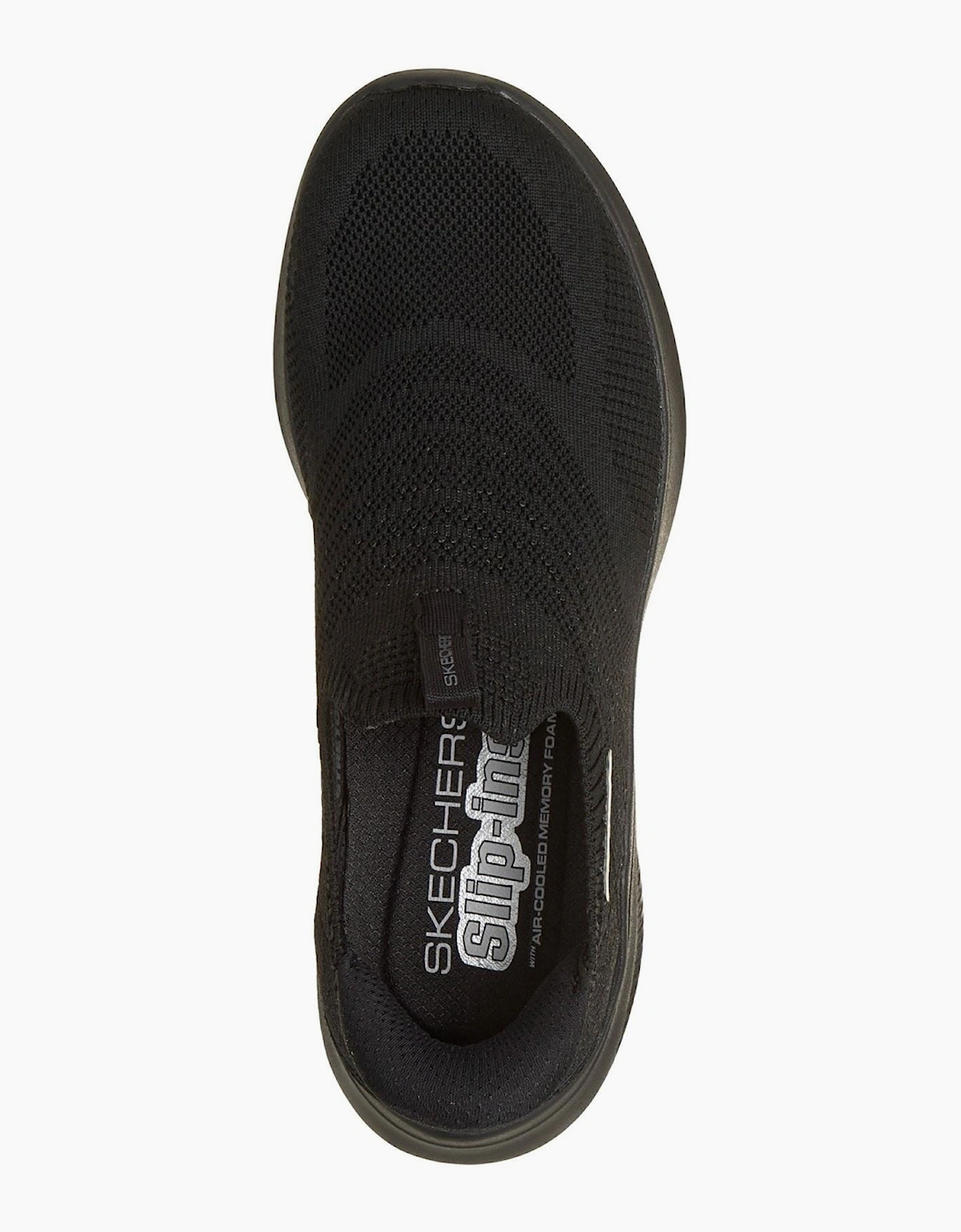 Skechers Ultra Flex 4.0 Pure Dream Textile Women's Black Knit/Trim Trainers